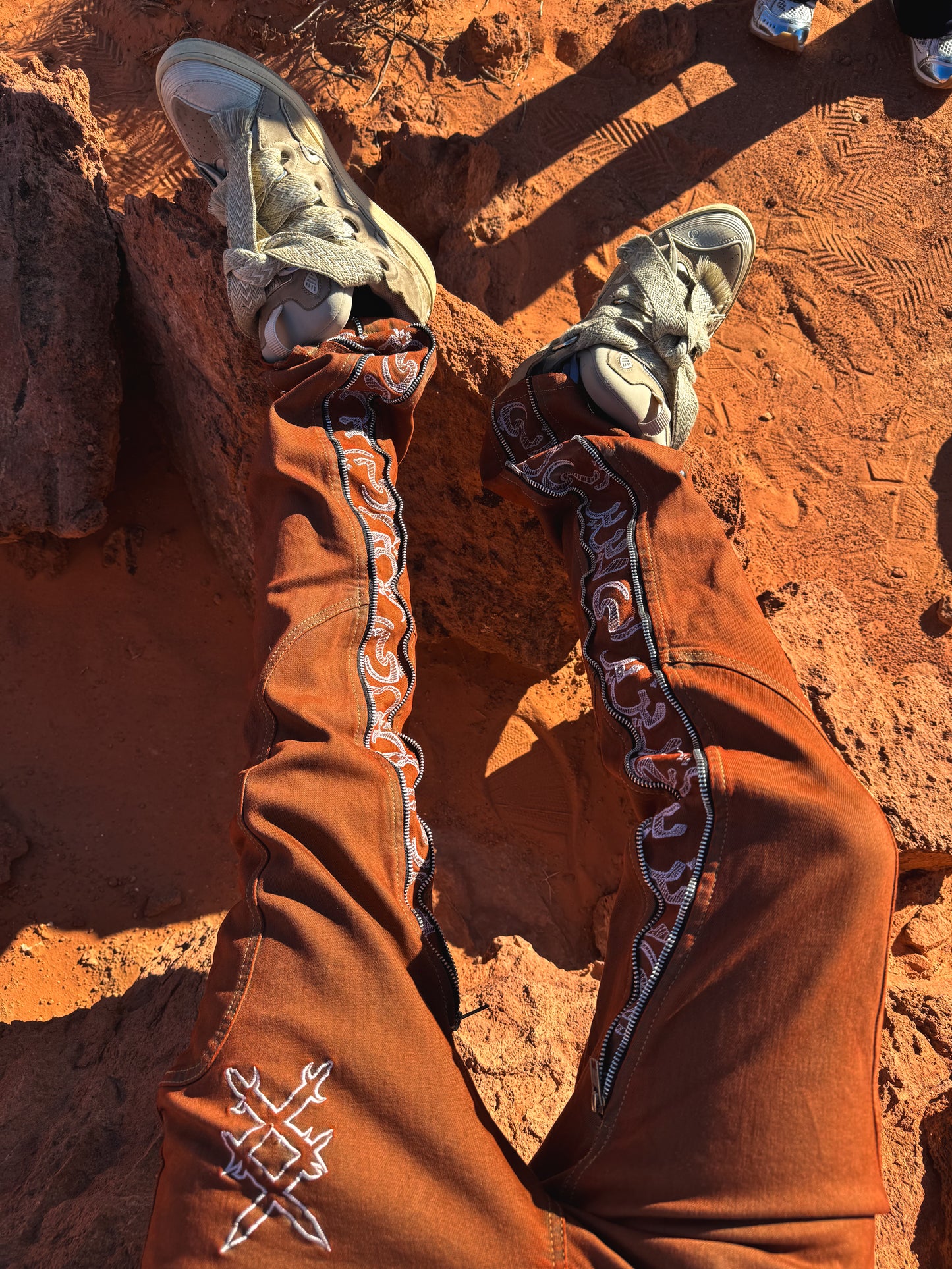 Canyon Denim Zipper Flares