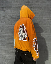 Load image into Gallery viewer, TRIPLE LAYER BURNT ORANGE PULLOVER