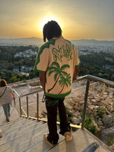 Load image into Gallery viewer, CREAM/EMERALD KNIT BUTTON UP