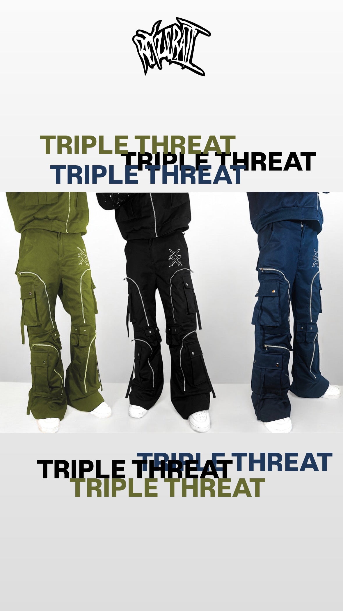 BLACK TACTICAL CARGOES