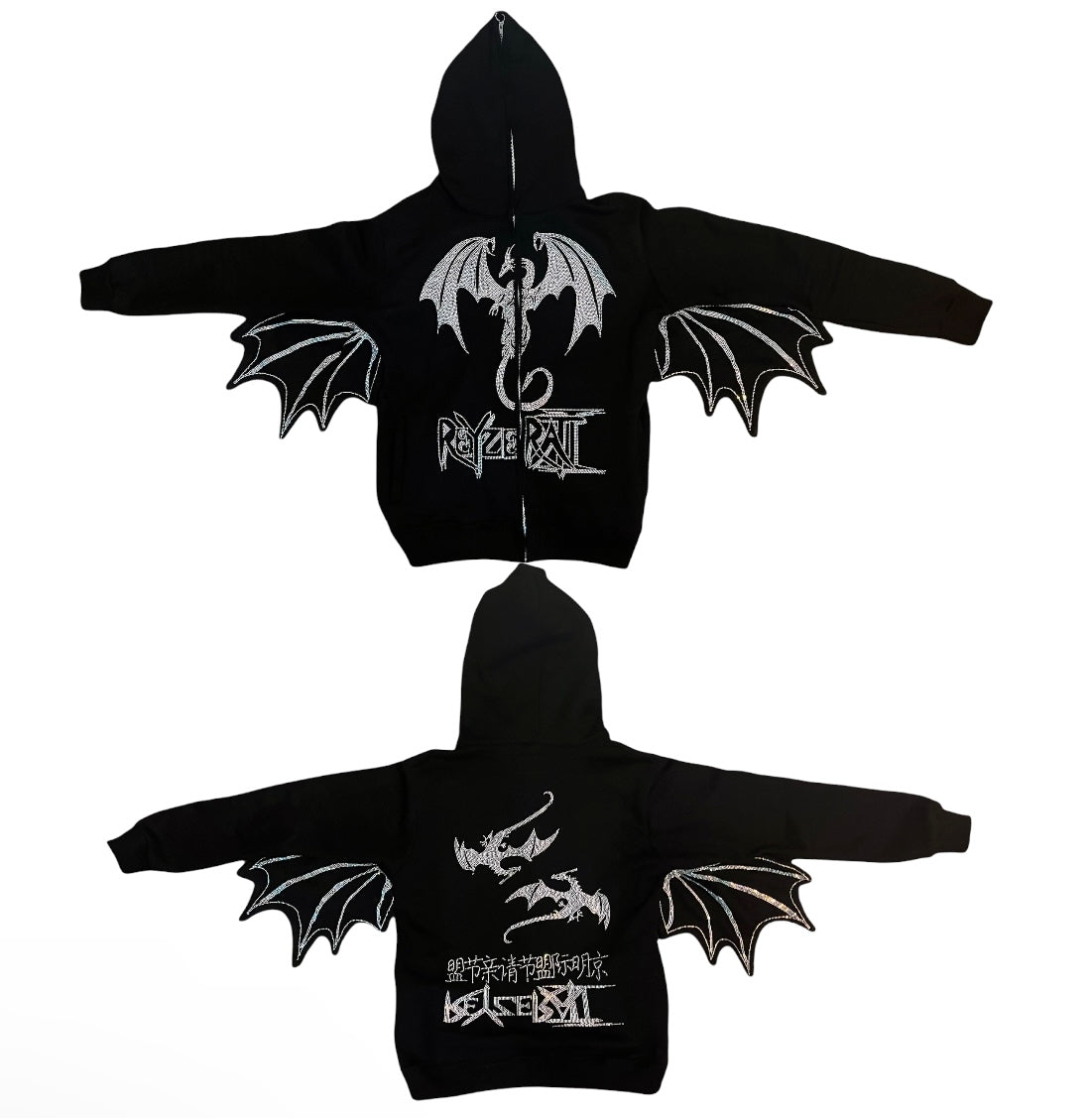 "CHROME WINGED DRAGON" FULLZIP