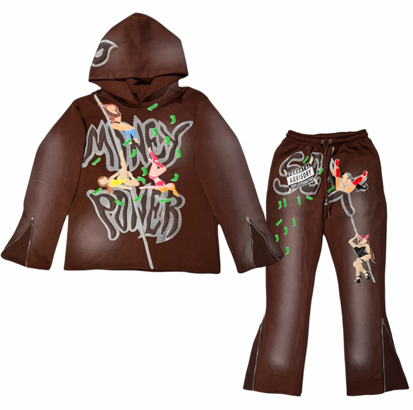 “3 MAN KILLERS”(BROWN) FULL SUIT