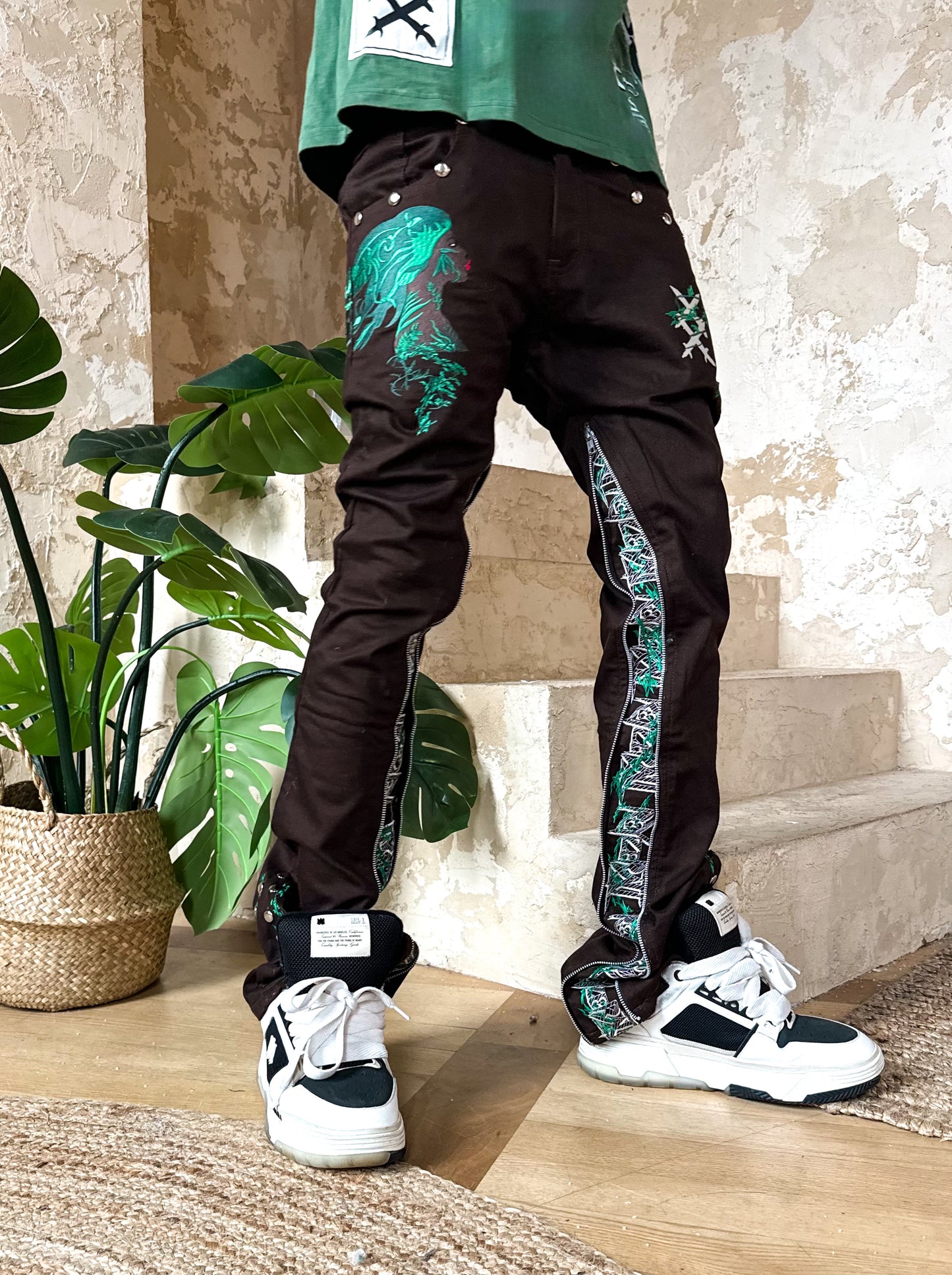 “NATURE” ZIP FLARES