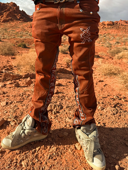 Canyon Denim Zipper Flares