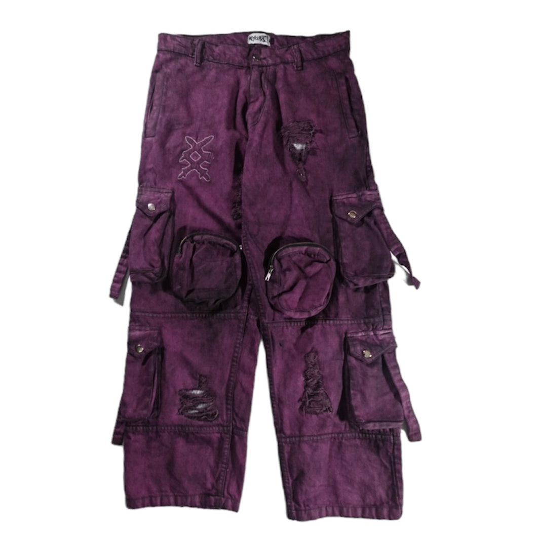 CARGO PANTS(PURPLE)