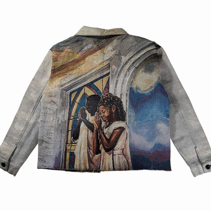 PRAY TOGETHER STAY TOGETHER TAPESTRY JACKET