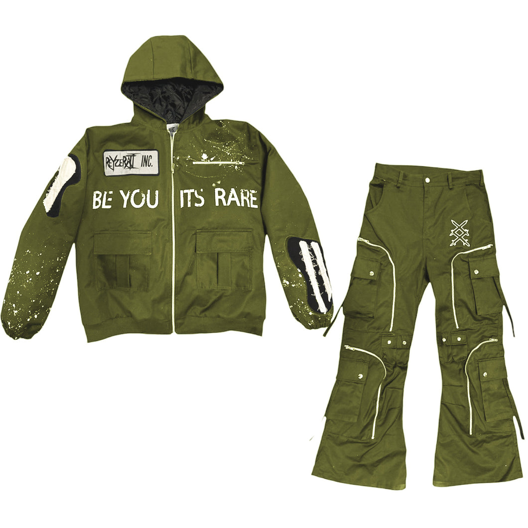 “BE YOU ITS RARE” SET (OLIVE)