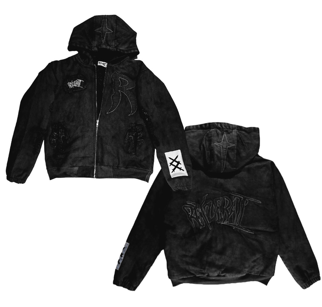 DENIM JACKET(BLACK)