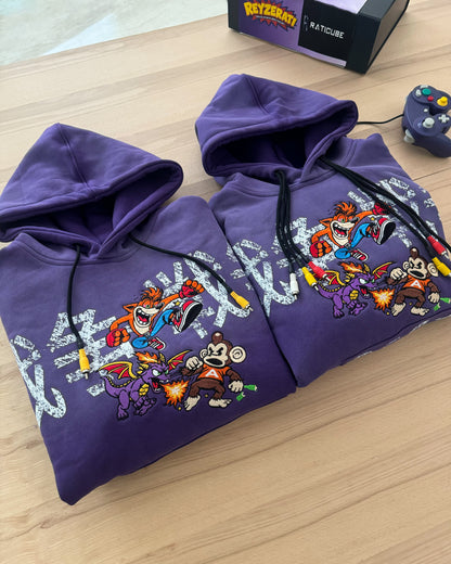 “GAME OVER” rca cable hoodie