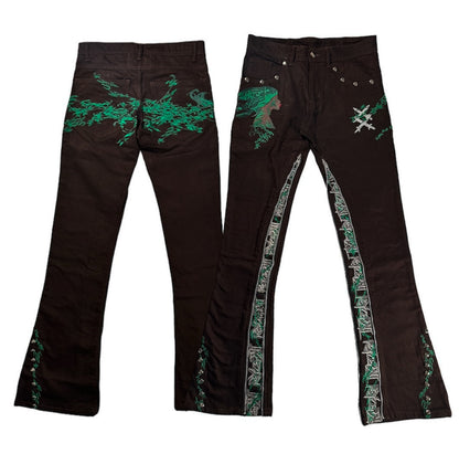 “NATURE” ZIP FLARES