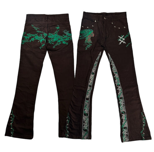 “NATURE” ZIP FLARES