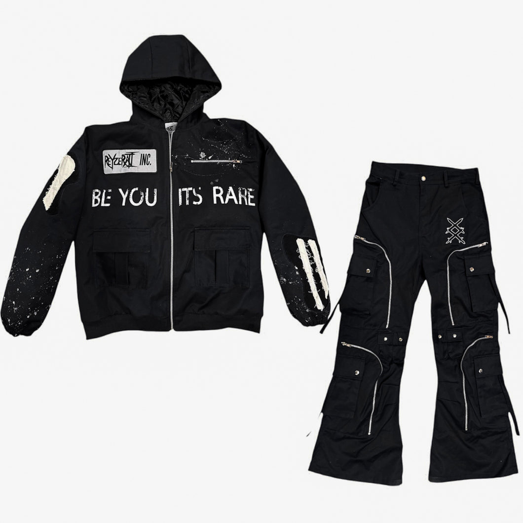 “BE YOU ITS RARE” SET (BLACK)