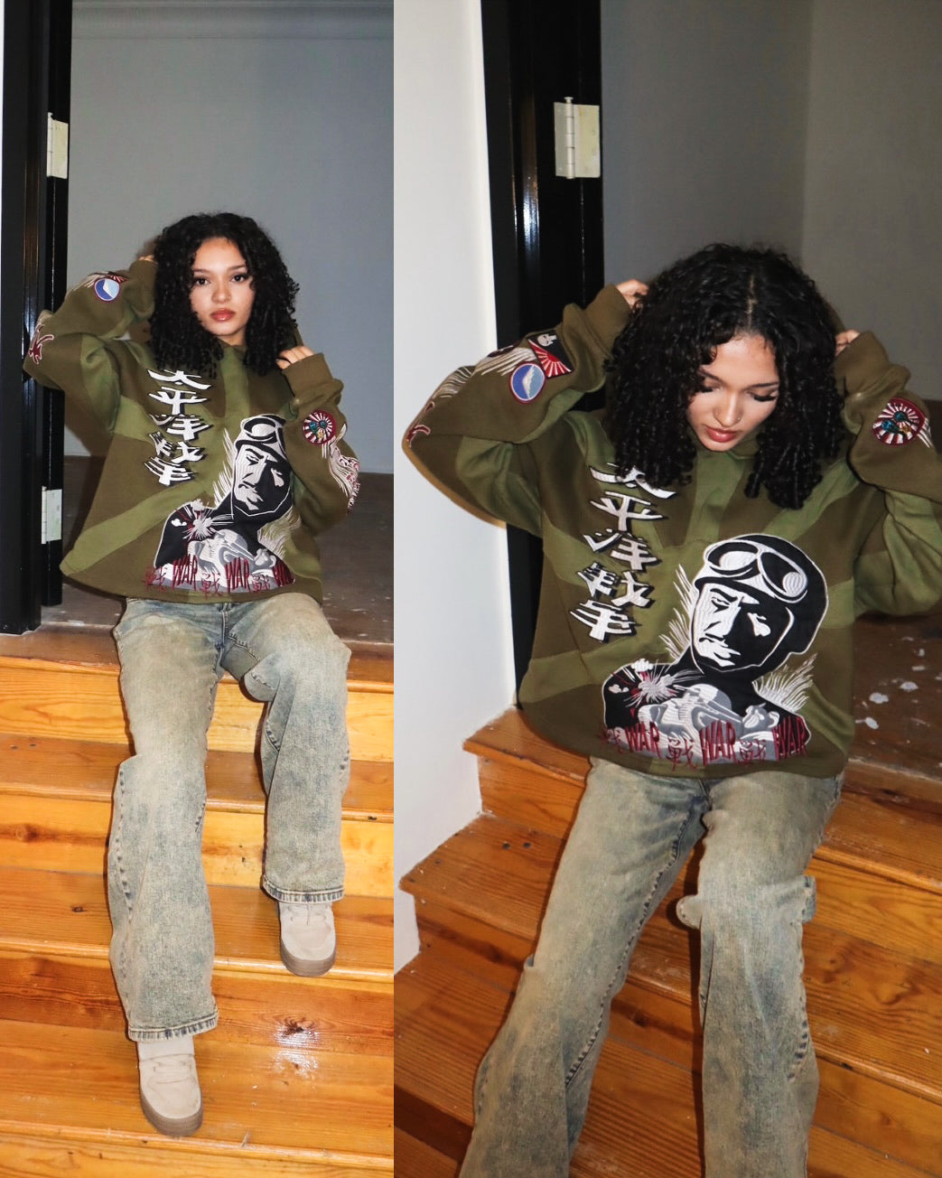 "WAR READY" PULLOVER HOODIE