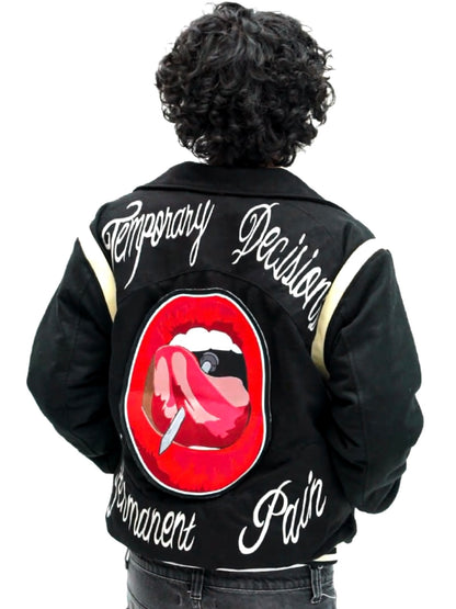 INTERCHANGABLE PATCH VARSITY JACKET