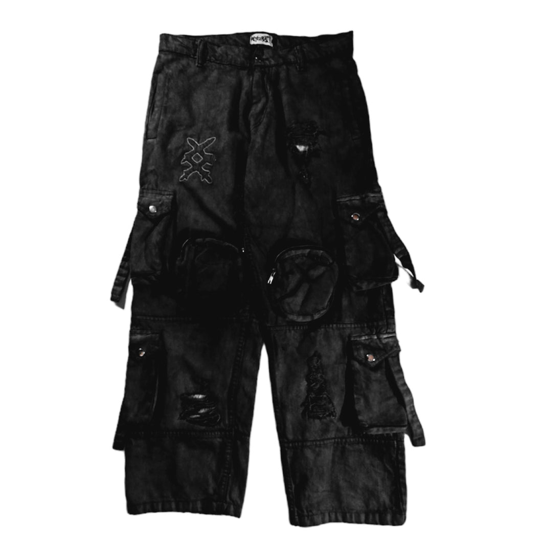 CARGO PANTS(BLACK)