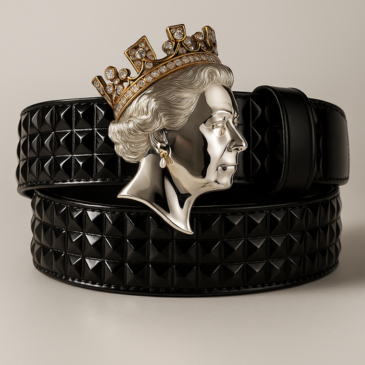 Chrome Queen Crystal Belt