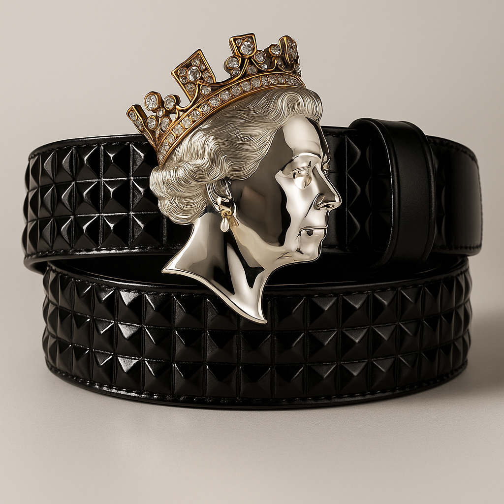 Chrome Queen Crystal Belt