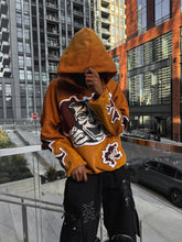 Load image into Gallery viewer, TRIPLE LAYER BURNT ORANGE PULLOVER
