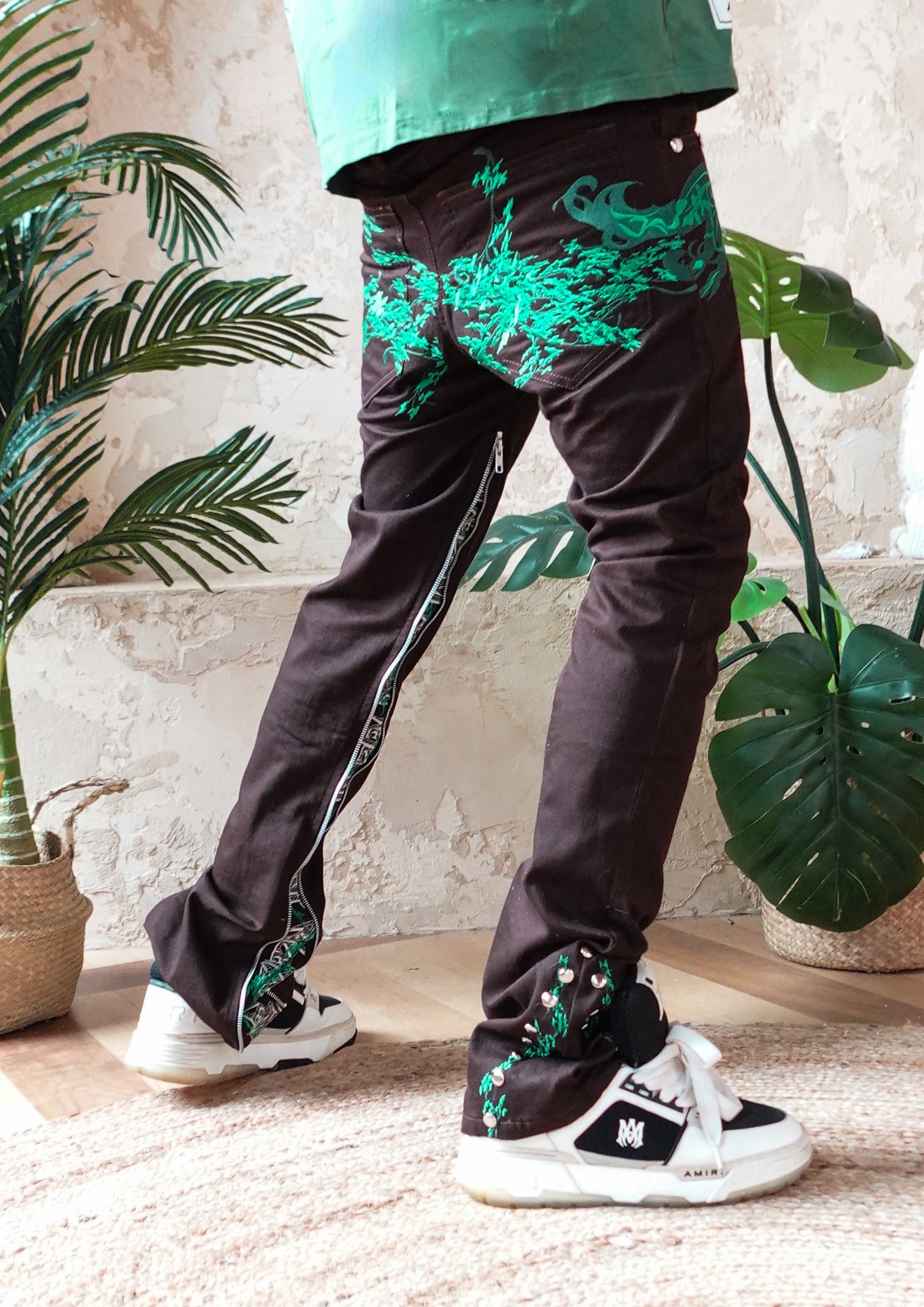 “NATURE” ZIP FLARES