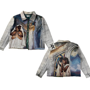 PRAY TOGETHER STAY TOGETHER TAPESTRY JACKET