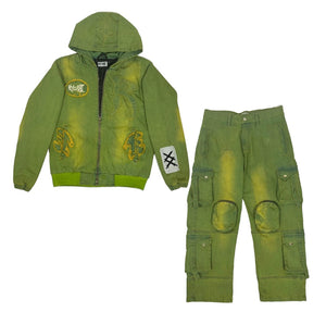 KEY LIME DENIM SET