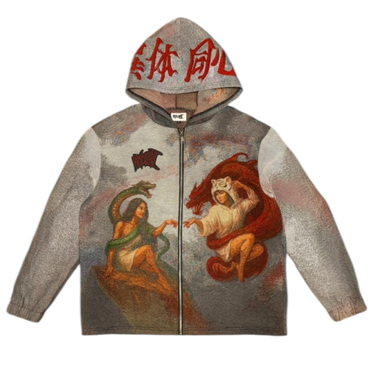 “RYU” Tapestry Zipup