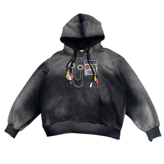 ‘internet archive’ RCA cable hoodie