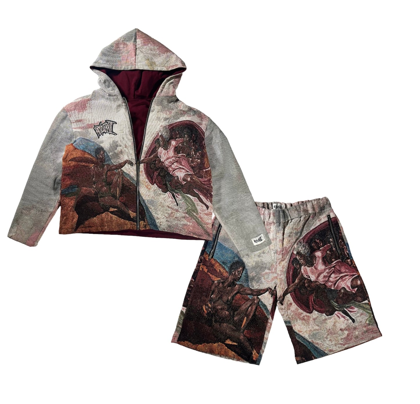 ZIPUP/SHORTS TAPESTRY SET