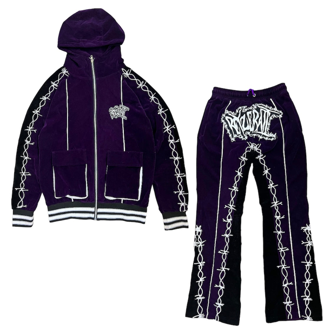 DELIVERANCE VELOUR TRACKSUIT (PURPLE)