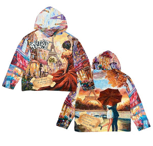 "ONE LAST LETTER" TAPESTRY PULLOVER